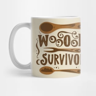 wooden spoon survivor Mug